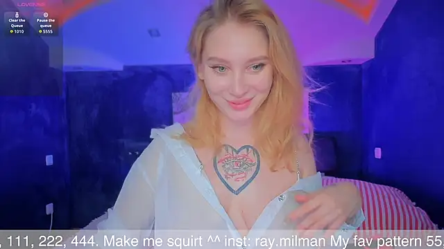 Snapshot of AliceMilman chatting on November 7, 10:09 am AliceMilman online show from November 7, 10:09 am