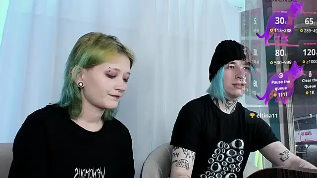 Snapshot of Milten-Trish chatting on January 14, 11:16 pm Milten-Trish online show from January 14, 11:16 pm