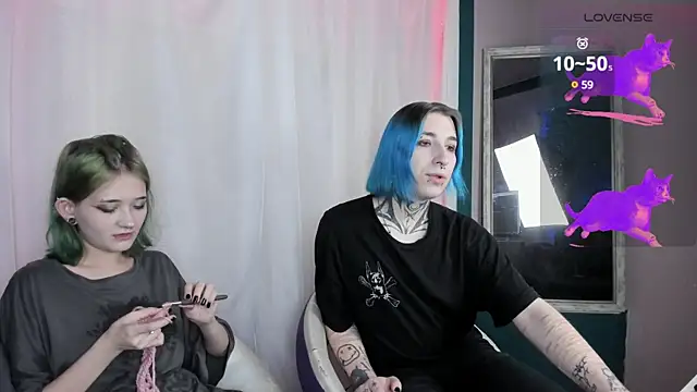 Snapshot of Milten-Trish chatting on January 23, 12:14 am Milten-Trish online show from January 23, 12:14 am