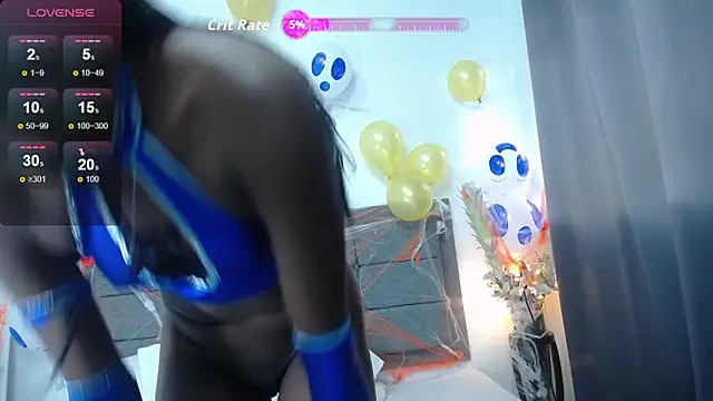 Snapshot of Ebony_Baby1 chatting on October 31, 7:54 pm Ebony Baby1 online show from October 31, 7:54 pm