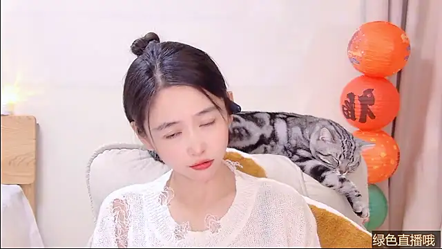 Snapshot of CN-Babycat chatting on February 25, 3:18 am CN-Babycat online show from February 25, 3:18 am