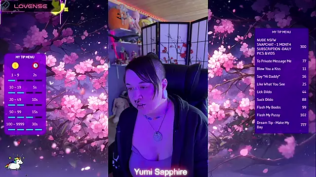 yumi sapphire online show from April 21, 8:48 pm