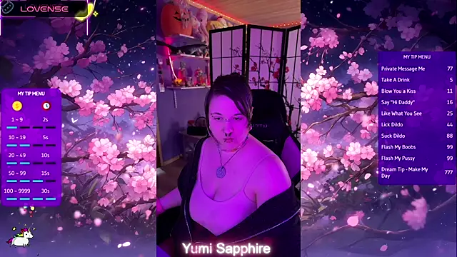 yumi sapphire online show from April 15, 5:39 pm