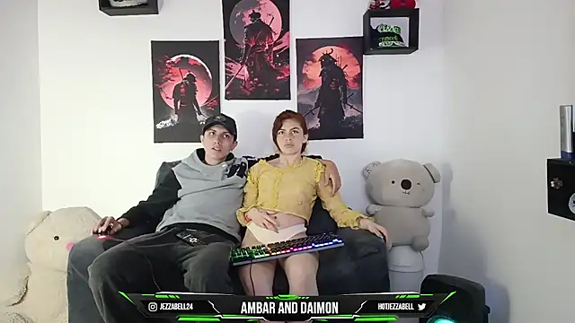 Ambar and daimon  online show from February 2, 9:18 am