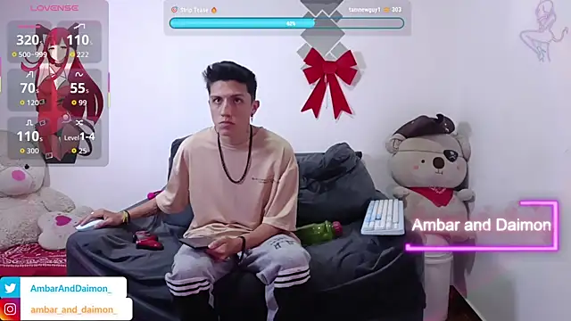 Ambar and daimon  online show from April 15, 5:02 am