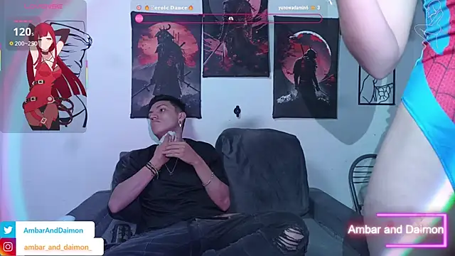 Ambar and daimon  online show from October 24, 7:29 am