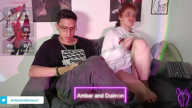 Ambar and daimon  online show from September 9, 11:08 am