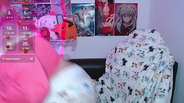 Snapshot of Pinky-Flower chatting on November 6, 1:59 pm Pinky-Flower online show from November 6, 1:59 pm