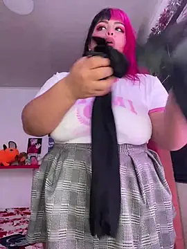 Snapshot of Pinky-Flower chatting on January 31, 12:39 am Pinky-Flower online show from January 31, 12:39 am