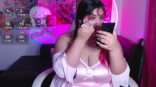 Snapshot of Pinky-Flower chatting on September 23, 6:48 pm Pinky-Flower online show from September 23, 6:48 pm