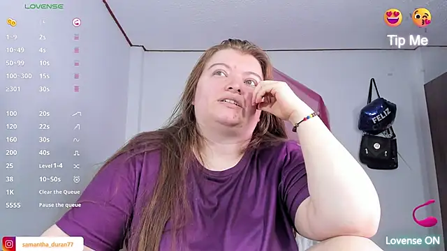 Queensamantha777 online show from January 8, 11:44 pm