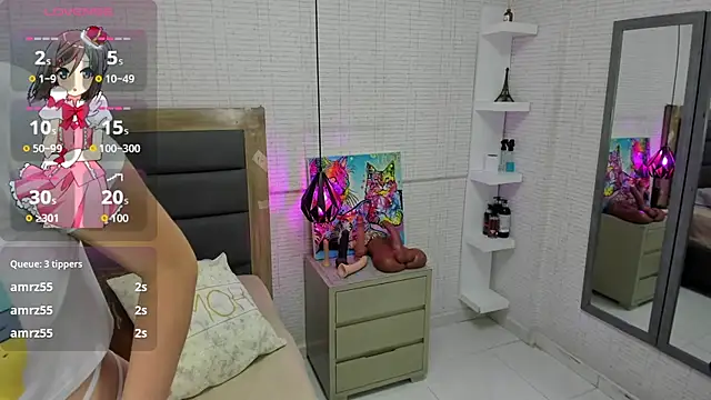 Snapshot of LOLAMAXI chatting on October 9, 2:56 am LOLAMAXI online show from October 9, 2:56 am