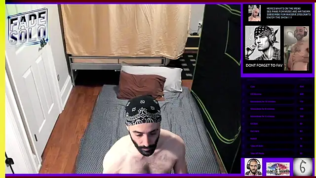Snapshot of Faded-Solo chatting on March 18, 12:51 am Faded-Solo online show from March 18, 12:51 am
