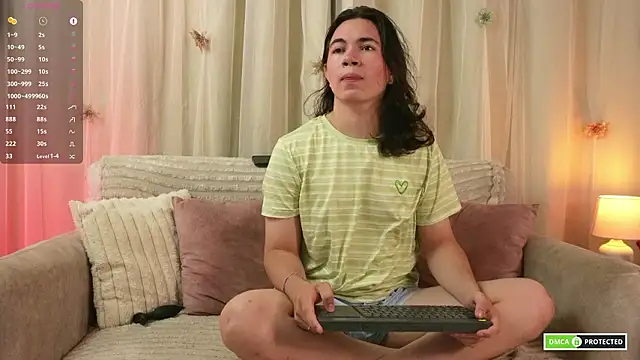 cute erelis  online show from March 7, 1:12 am