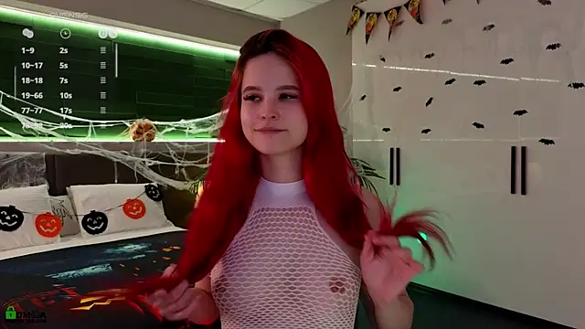 Rina Red online show from October 23, 1:37 am