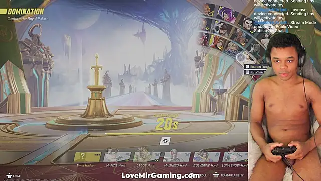 Snapshot of lovemirgaming chatting on October 7, 9:49 pm lovemirgaming online show from October 7, 9:49 pm