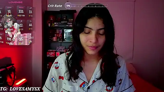 Snapshot of Lovelyamyy chatting on June 19, 2:17 am Lovelyamyy online show from June 19, 2:17 am