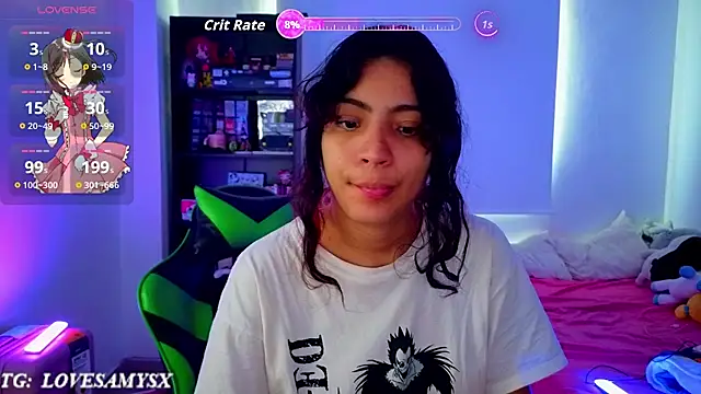 Snapshot of Lovelyamyy chatting on July 2, 3:29 pm Lovelyamyy online show from July 2, 3:29 pm