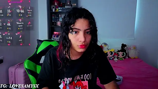 Snapshot of Lovelyamyy chatting on June 2, 11:21 am Lovelyamyy online show from June 2, 11:21 am