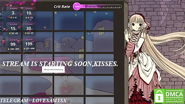 Lovelyamyy online show from April 13, 8:57 pm