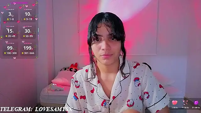 Snapshot of Lovelyamyy chatting on April 29, 2:38 am Lovelyamyy online show from April 29, 2:38 am