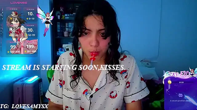 Snapshot of Lovelyamyy chatting on June 11, 5:26 am Lovelyamyy online show from June 11, 5:26 am