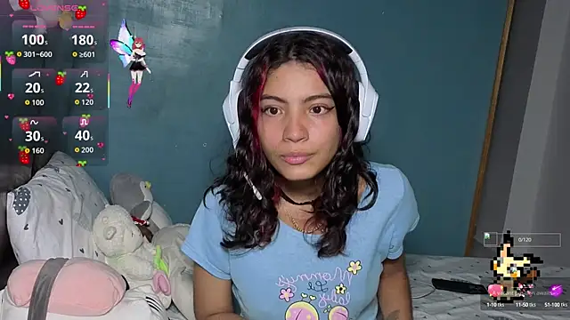 Snapshot of Lovelyamyy chatting on October 3, 4:03 am Lovelyamyy online show from October 3, 4:03 am