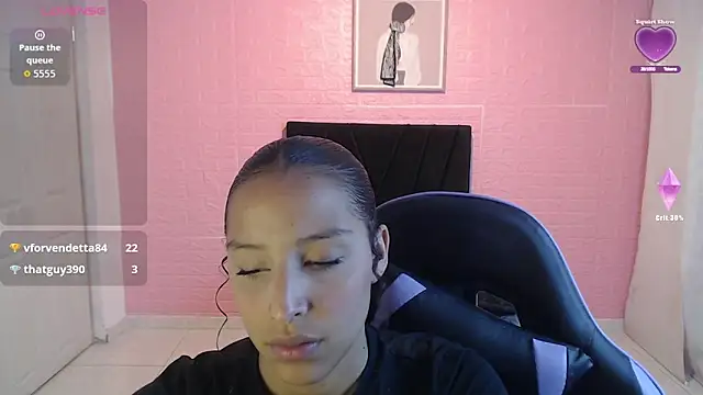 Snapshot of DULCE1609 chatting on February 9, 8:07 pm DULCE1609 online show from February 9, 8:07 pm