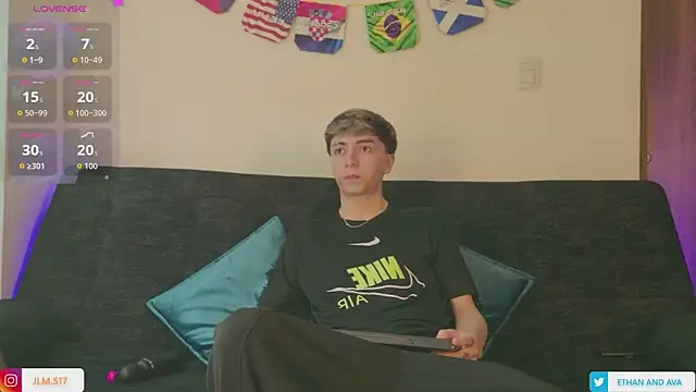 Snapshot of ethan_and_ava chatting on July 5, 12:34 pm ethan and ava online show from July 5, 12:34 pm