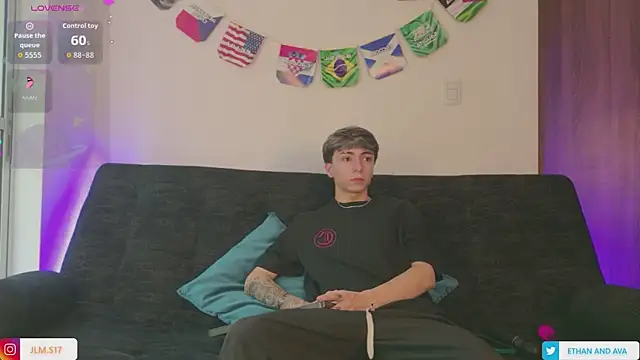 Snapshot of ethan_and_ava chatting on July 19, 12:24 pm ethan and ava online show from July 19, 12:24 pm