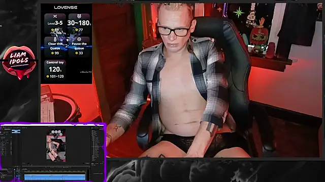 LiamIdols online show from November 6, 8:57 pm