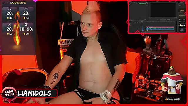 LiamIdols online show from January 21, 9:46 pm