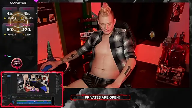 LiamIdols online show from January 23, 6:24 pm