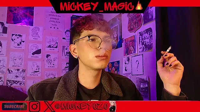 Snapshot of Mickey_Magic chatting on March 12, 2:30 am Mickey Magic online show from March 12, 2:30 am