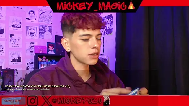Snapshot of Mickey_Magic chatting on March 11, 3:58 am Mickey Magic online show from March 11, 3:58 am