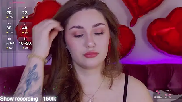 KiraBarlows online show from February 9, 8:40 pm