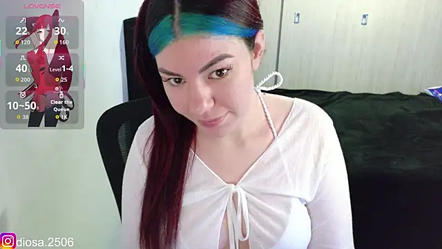 Snapshot of diosa_a_ chatting on July 4, 2:07 am diosa a online show from July 4, 2:07 am
