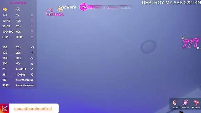 Samantha Rolon online show from April 15, 2:50 am