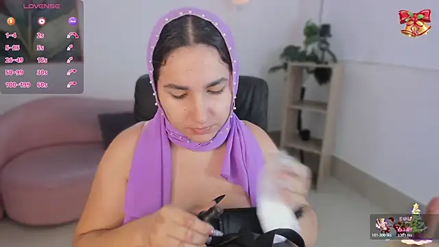 Ayha khalaf online show from December 19, 1:09 am