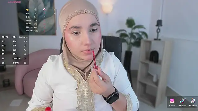 Ayha khalaf online show from October 11, 1:17 am