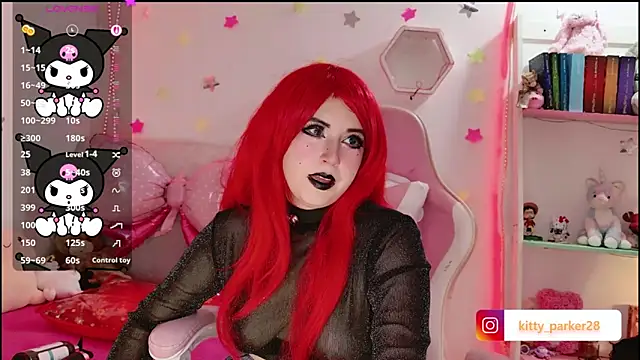 Snapshot of Kitty_Parker chatting on June 21, 1:55 am Kitty Parker online show from June 21, 1:55 am