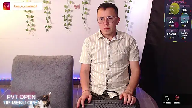 Tina 4 Charlie online show from May 18, 3:28 pm