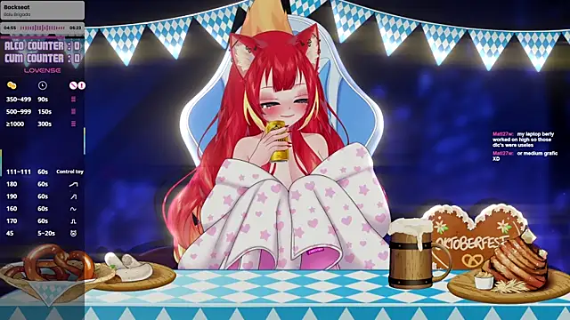 LewdKira VT online show from October 2, 1:58 pm