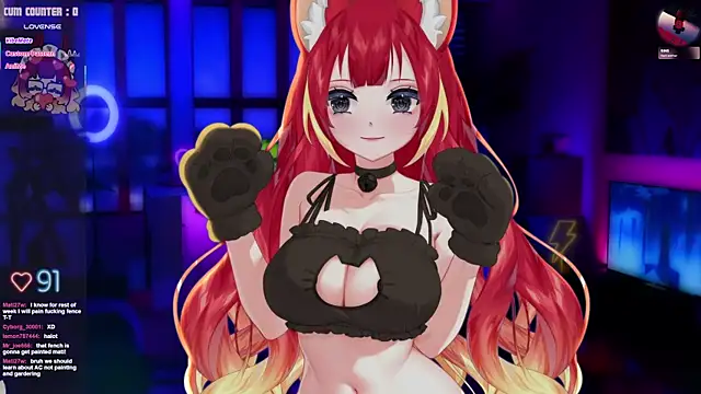 LewdKira VT online show from May 27, 4:36 pm
