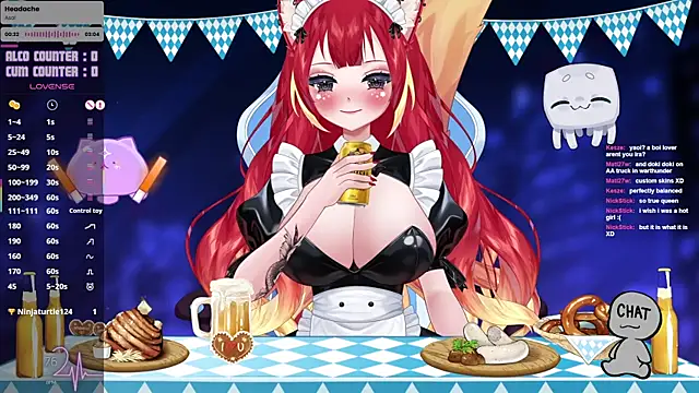 LewdKira VT online show from October 1, 1:48 pm