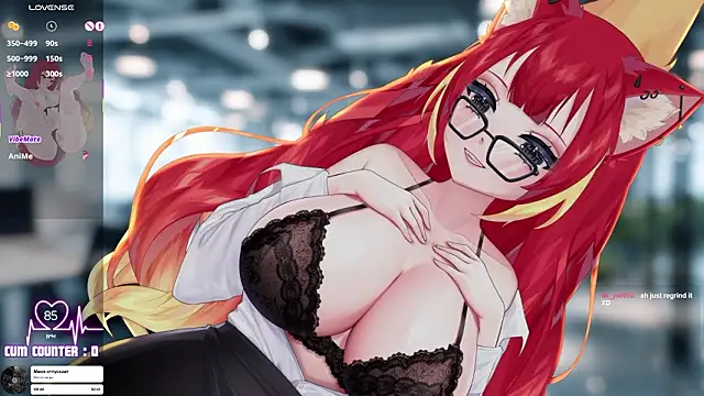 Snapshot of LewdKira_VT chatting on February 17, 6:38 pm LewdKira VT online show from February 17, 6:38 pm