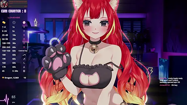 Snapshot of LewdKira_VT chatting on January 10, 6:25 pm LewdKira VT online show from January 10, 6:25 pm