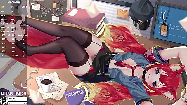 Snapshot of LewdKira_VT chatting on February 23, 6:30 pm LewdKira VT online show from February 23, 6:30 pm