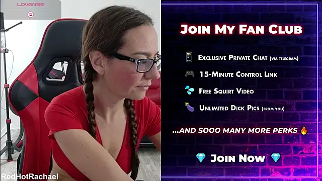 RedHotRachael online show from November 18, 4:10 pm