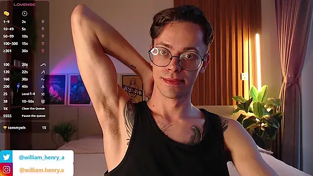 Snapshot of William_Henry_ chatting on February 26, 10:48 am William Henry online show from February 26, 10:48 am